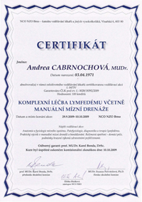 Certifikt Lymfodrene